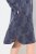 Ulla Popken 837069 Robe fleurie Bleu marine - Robes midi - Robes midi grande taille