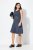 Ulla Popken 837874 Robe en jersey sans manches Bleu marine - Robes en jersey - 