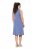 Ulla Popken 837874 Robe en jersey sans manches Bleu - Robes en jersey - 