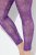 Ulla Popken 837935 Legging collant à motifs Violet - Collants & chaussettes - 