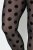 Ulla Popken 837949 Legging collant à motifs Noir - Collants & chaussettes - 