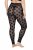 Ulla Popken 837949 Legging collant à motifs Noir - Collants & chaussettes - 