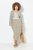 Ulla Popken 838120 Robe imprimée à col V Vert clair - Robes mini - Robes courtes grande taille