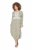 Ulla Popken 838120 Robe imprimée à col V Vert clair - Robes mini - Robes courtes grande taille