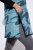 Ulla Popken 838435 Gilet long matelassé imprimé Vert-de-gris - Gilets sans manches - 