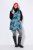 Ulla Popken 838435 Gilet long matelassé imprimé Vert-de-gris - Gilets sans manches - 