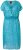Ulla Popken 838483 Robe à imprimé animal Turquoise - Robes d'été - Robes d'été grande taille