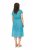 Ulla Popken 838483 Robe à imprimé animal Turquoise - Robes d'été - Robes d'été grande taille