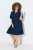 Ulla Popken 838567 Robe à manches courtes Multicolore - Robes midi - Robes midi grande taille