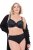 Ulla Popken 838637 Strings lot de 3 Noir - Culottes - 