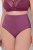 Ulla Popken 838675 Culottes taille haute Violet foncé - Culottes - 