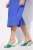 Ulla Popken 838765 Robe en jersey à manches courtes et col V Bleu gris - Robes midi - Robes midi grande taille