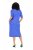 Ulla Popken 838765 Robe en jersey à manches courtes et col V Bleu gris - Robes midi - Robes midi grande taille