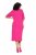 Ulla Popken 838765 Robe en jersey à manches courtes et col V Rose - Robes - Robes pour toutes les tailles