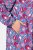 Ulla Popken 838839 Robe chemise imprimée Pétrole - Robes midi - Robes midi grande taille