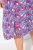 Ulla Popken 838839 Robe chemise imprimée Pétrole - Robes midi - Robes midi grande taille