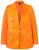 Ulla Popken 839607 Blazer en satin imprimé Orange clair - Blazers - Blazers grande taille pour femme