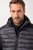 JAY-PI Lightly Quilted Jacket with a Hoodie Black - Vestes - Vestes Homme Grandes Tailles