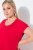 Ulla Popken 839896 Robe en jersey à strass Rose - Robes de soirée - Robes de soirée grande taille