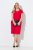 Ulla Popken 839896 Robe en jersey à strass Rose - Robes de soirée - Robes de soirée grande taille