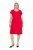 Ulla Popken 839896 Robe en jersey à strass Rose - Robes de soirée - Robes de soirée grande taille