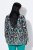 Ulla Popken 839961 Blazer à motifs en lin mélangé Noir - Blazers - Blazers grande taille pour femme