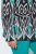 Ulla Popken 839961 Blazer à motifs en lin mélangé Noir - Blazers - Blazers grande taille pour femme
