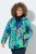 Ulla Popken 840024 Veste de pluie à imprimé animal Vert menthe - Vêtements de pluie - 