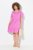 Ulla Popken 840115 Robe en jersey à manches courtes Rose - Robes en jersey - 
