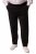 Men+ 207 Bilbao Flexlastic Chino en jersey Noir - Costumes - Costumes grandes tailles 