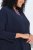 Ulla Popken 840210 Gilet Bleu marine - Cardigans - Cardigans femme grande taille