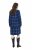 Ulla Popken 840929 Robe à carreaux Bleu marine - Robes midi - Robes midi grande taille