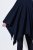 Ulla Popken 841117 Poncho oversize en maille à strass Bleu marine - Ponchos & capes - 