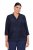 Ulla Popken 841127 Blouse Bleu marine - Chemisiers - Blouses grande taille pour tous les jours