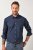JP1880 Shirt Long Sleeve Kent Collar Navy - Chemises - Chemises Grandes Tailles Hommes