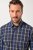 JP1880 Checked Shirt Long Sleeve Kent Collar Anthracite - Chemises - Chemises Grandes Tailles Hommes