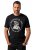 JP1880 T-Shirt Chest Print Bone Force Black - T-shirts - T-shirts Homme Grande Taille