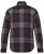 JP1880 Shirt Flannel Long Sleeve Dark Brown - Chemises - Chemises Grandes Tailles Hommes
