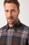 JP1880 Shirt Flannel Long Sleeve Dark Brown - Chemises - Chemises Grandes Tailles Hommes