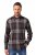 JP1880 Shirt Flannel Long Sleeve Dark Brown - Chemises - Chemises Grandes Tailles Hommes