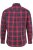 JP1880 Checked Shirt Long Sleeve Red - Chemises - Chemises Grandes Tailles Hommes