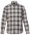 JP1880 Checked Flannel Shirt Long Sleeve Dark Dusty Pink - Chemises - Chemises Grandes Tailles Hommes