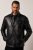JP1880 Leather Jacket Finest Lamb Nappa Black - Vestes - Vestes Homme Grandes Tailles