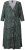 Ulla Popken 841839 Robe en jersey à imprimé animal et manches 3/4 Vert foncé - Robes midi - Robes midi grande taille