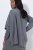 Ulla Popken 841941 Robe en maille à manches longues Gris chiné - Robes en maille - 
