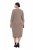 Ulla Popken 841952 Robe sweat à col V Marron clair - Robes - Robes pour toutes les tailles