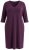 Ulla Popken 841952 Robe sweat à manches 3/4 Prune - Robes midi - Robes midi grande taille