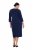 Ulla Popken 841952 Robe sweat à col V Bleu marine - Robes - Robes pour toutes les tailles