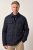 Boston Park 963 Veste en mélange de laine avec fermeture éclair Bleu marine - Vestes - Vestes Homme Grandes Tailles
