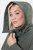 Ulla Popken 842008 Manteau technique Vert - Manteaux - Manteaux femme grande taille